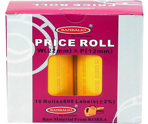 Price Label Rolls