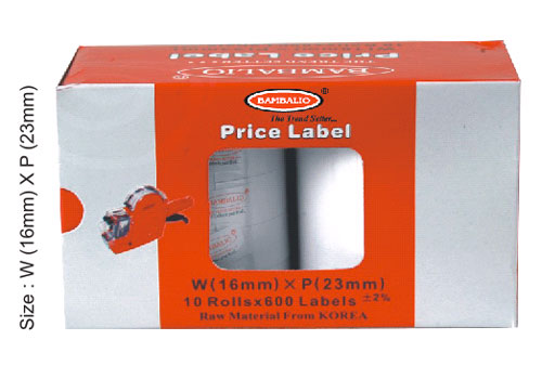 Price Label Rolls