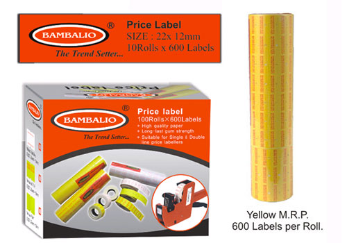 Price Label Rolls